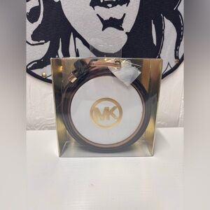 Michael Kors NEW IN BOX Gold and Black Logo Belt